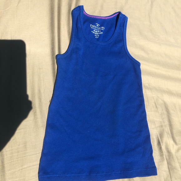 Handkerchief skirt and royal blue tank girls 7/8. - Picture 4 of 4